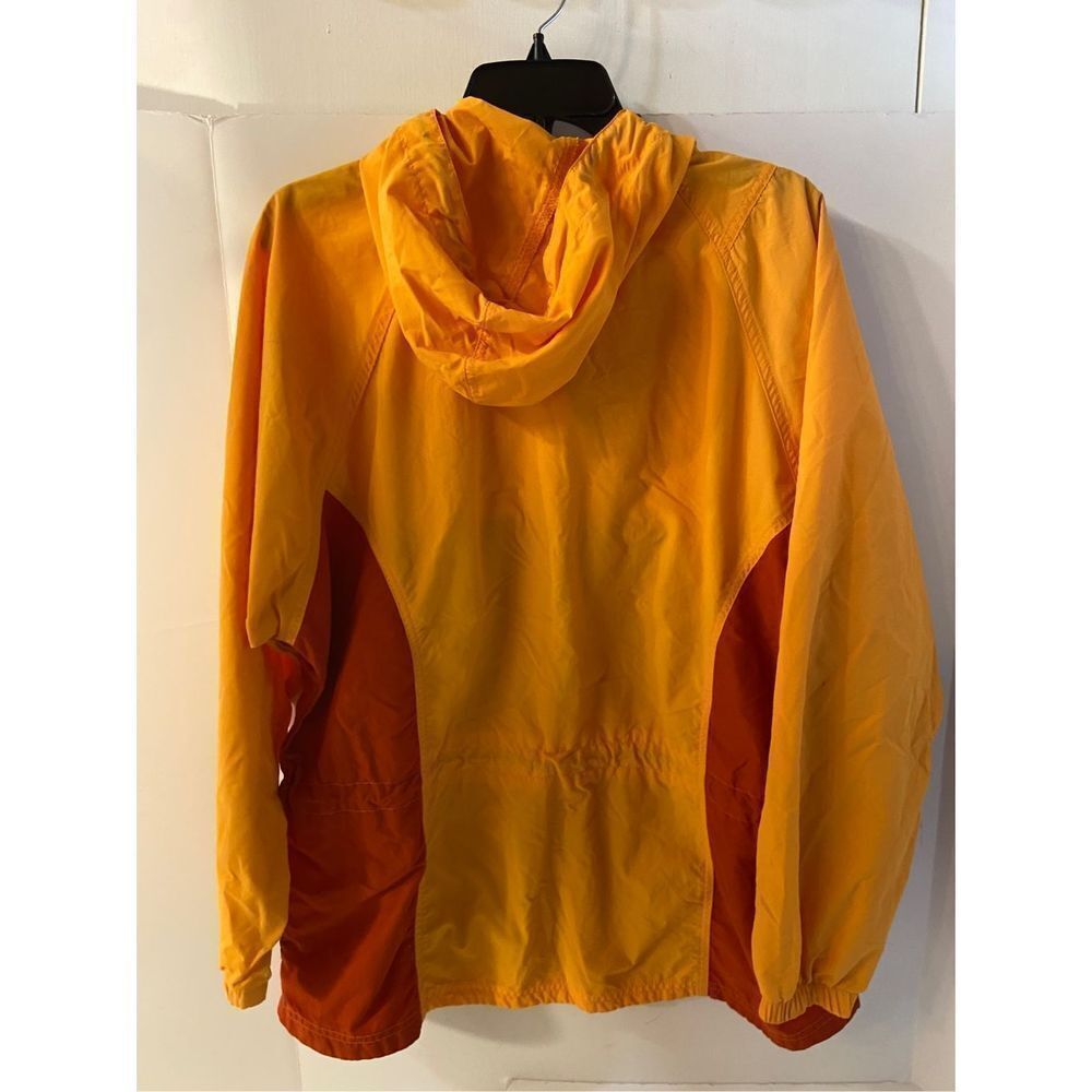 Ll Bean Packable Pouch Jacket Medium Usa Orange - image 2